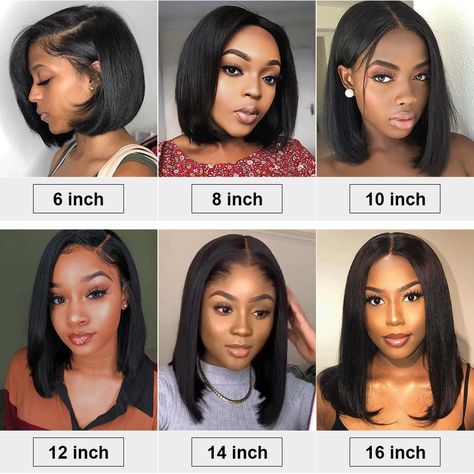 Nice Hairstyles, Short Human Hair Wigs, Remy Human Hair Wigs, Straight Bob, Peinados Fáciles Para Cabello Corto, Afro Hair, Penteado Cabelo Curto, 짧은 머리, Short Bob Wigs