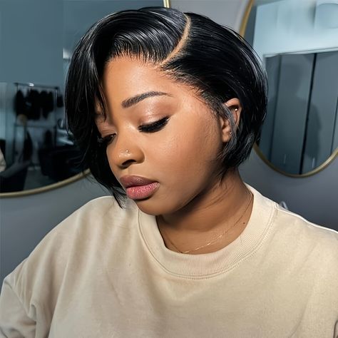 Faster shipping. Better service Lace Front Wigs Curly, Kort Pixie, Straight Short Bob, Curling Straight Hair, Wigs Curly, Bob Pixie, Brazilian Hair Wigs, Textured Curly Hair, Affordable Wigs