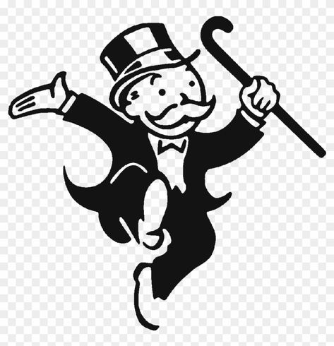 Monopoly Shirt Ideas, Monopoly Svg Free, Monopoly Man Drawing, Monopoly Man Tattoo, Doodling Journal, Monopoly Art, Iron Man Logo, Mr Monopoly, Monopoly Cards