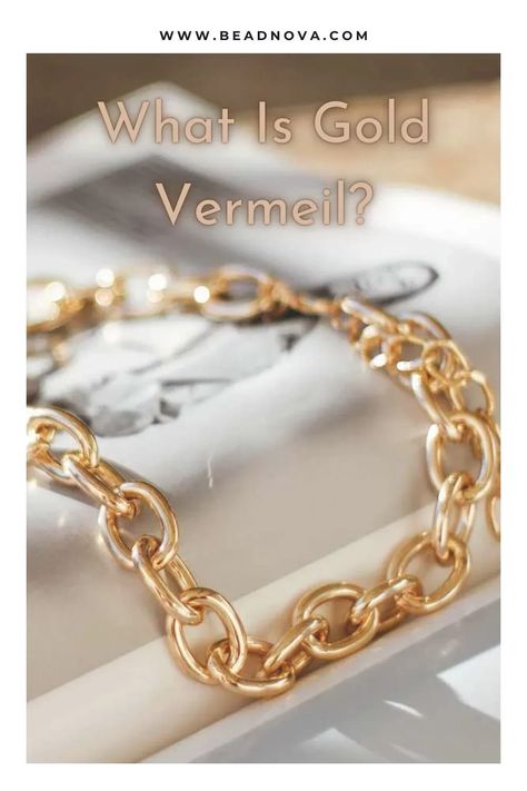 Gold vermeil is a jewelry term that is legally regulated because it proposes that the piece of jewelry was manufactured using a specific standard. Misusing the term can alter the value of a piece of jewelry, putting the buyer at risk because the jewelry components do not match what is accepted in the international jewelry market as gold vermeil. #gold #goldjewelry #goldvermeil Jewelry 101, Power Jewelry, Jewelry Market, Fake Jewelry, Gold Vermeil Jewelry, Jewellery Marketing, International Jewelry, Vermeil Jewelry, Demi Fine Jewelry