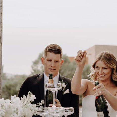 Wood n Crate Event Rentals on Instagram: "Cheers to the weekend! Our wine barrel table is the perfect spot for your champagne tower 🍾 Photos by @carmelajoyphotography #wedding #azwedding #azbride #weddinginspiration #weddinginspo #weddingrentals #weddingdecor #weddingideas #weddingrentals #eventrentals" Wine Barrel Table, Barrel Table, Cheers To The Weekend, Champagne Tower, Wedding Rentals, Event Rentals, Wine Barrel, Event Rental, Wedding Inspo