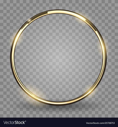 Ring Vector, Gold Circle Frames, Gold Design Background, Gold Logo Design, Profile Picture Images, Ring Logo, Instagram Symbols, 3d Cnc, Photo Logo Design