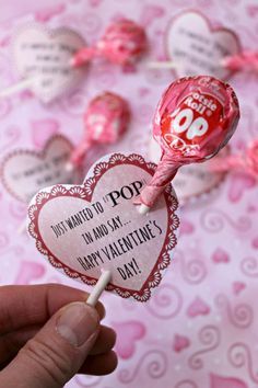 Valentine Candy Grams, Tootsie Pop, Class Valentines, Valentine Gifts For Kids, February 14th, Candy Crafts, Homemade Valentines, Valentines School, Valentines Day Treats