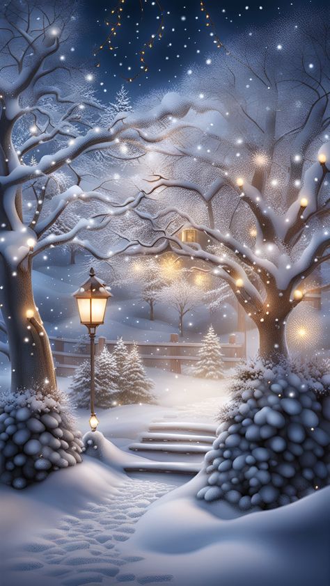 Winter Scenes Wonderland, Winter Wonderland Wallpaper, Beautiful Winter Pictures, Beautiful Christmas Scenes, Winter Christmas Scenes, Christmas Background Images, Beautiful Winter Scenes, Christmas Backgrounds, Girly Wallpapers