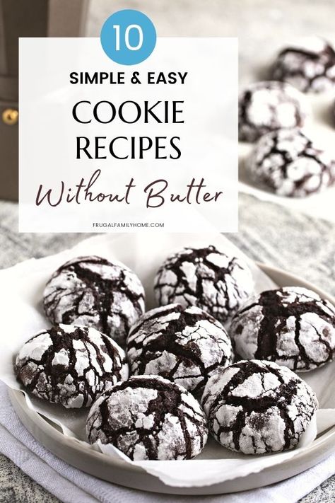 Need to eat dairy free? No problem all of these cookie recipes are easy to make and no butter needed. There are all the classic cookie recipes like, chocolate chip cookies, sugar cookies, soft gingersnaps and more. See the full list and grab the recipes. Simple Cookie Recipe No Butter, Oil Based Cookies, No Dairy Cookies, Easy Cookie Recipes Without Butter, No Butter Cookies Easy, Homemade Cookies Without Butter, Chocolate Cookies Without Butter, Easy Cookies No Butter, Cookies Recipes Without Butter