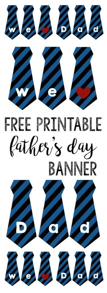 Father's day banner free printable. Print this father's day neck tie banner and display for Dad on fathers day. Papa Tag, Fathers Day Banner, Father's Day Printable, Diy Father's Day Gifts, Paper Trail, Father's Day Diy, Great Father, Dad Day, Fathers Day Crafts