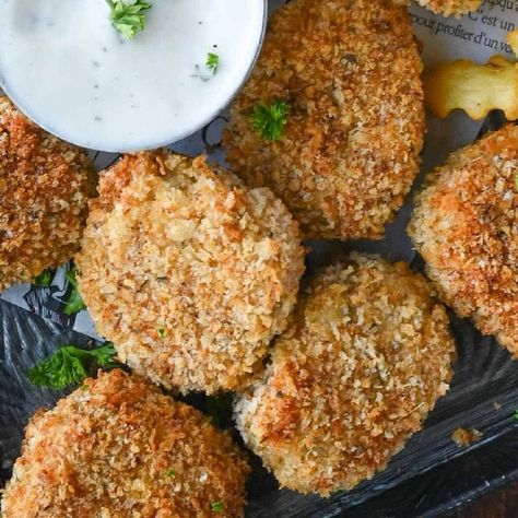 Spicy Chicken Nuggets with Ground Chicken Chicken Nuggets With Ground Chicken, Ground Chicken Nuggets, Chicken Nuggets Air Fryer, Nuggets Air Fryer, Spicy Chicken Nuggets, Turkey Croquettes, Croquettes Recipe, Frozen Chicken Nuggets, Chicken Patties