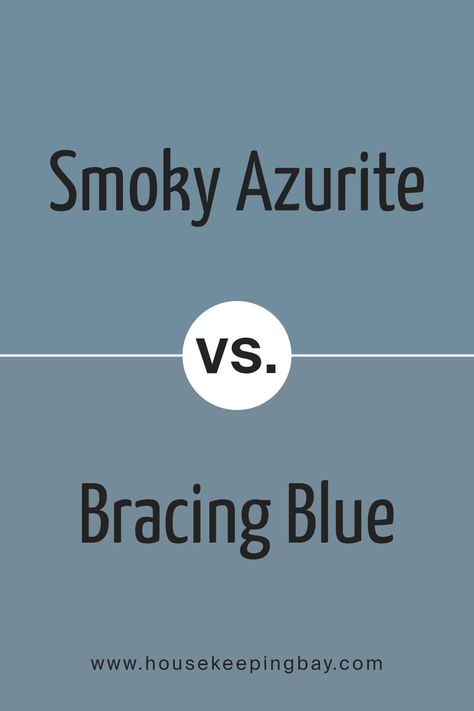 Smoky Azurite SW 9148 by Sherwin Williams vs Bracing Blue SW 6242 by Sherwin Williams Sherwin Williams Bracing Blue, Bracing Blue, Blue Paint Colors, Evening Sky, The Quiet, Coordinating Colors, Blue Paint, Sherwin Williams, Accent Colors