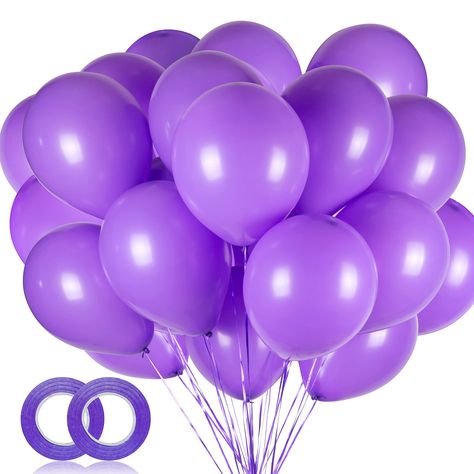 Balloons Decorations For Birthday, Decorations For Birthday Party, Rose Gold Party Decor, Balloon Clusters, Halloween Party Decoration, Balloons Decorations, Wedding Halloween, Purple Balloons, Rose Gold Party