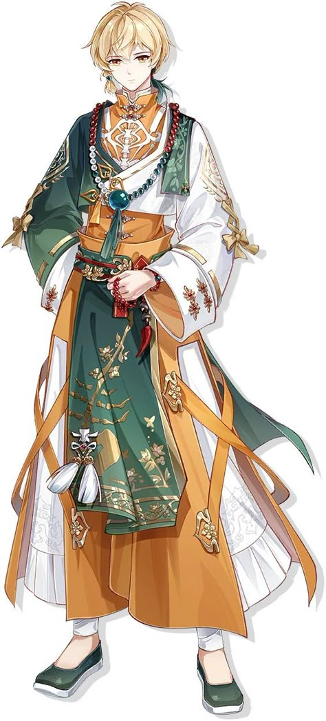 Dessert Clothing, Chinese Outfits Traditional, Traditional Chinese Clothing Male, Sci Fi Outfit, Fantasy Fighter, Tale Of Food, Male Kimono, Food Fantasy, Male Oc