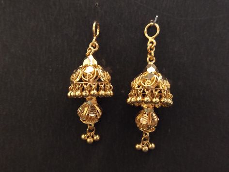 Zumka Earrings, Amish Books, Gold Jhumka, Gold Jhumka Earrings, Gold Jewels Design, Gold Necklace Indian, Choker Designs, Gold Earrings Wedding, Gold Jewelry Simple Necklace