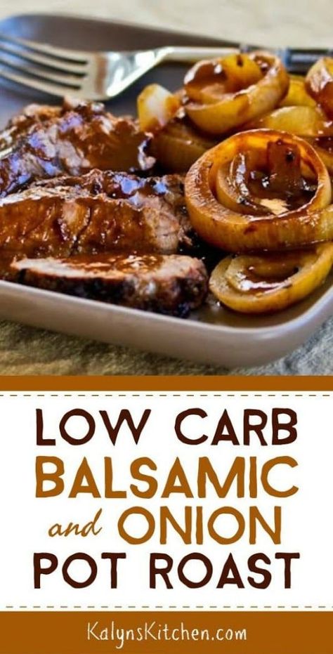 Roast In A Crockpot, Balsamic Pot Roast, Beach Recipes, Low Carb Slow Cooker, Diy Easy Recipes, Pot Roast Slow Cooker, Pot Roast Recipes, Crockpot Dishes, Low Carb Dinner