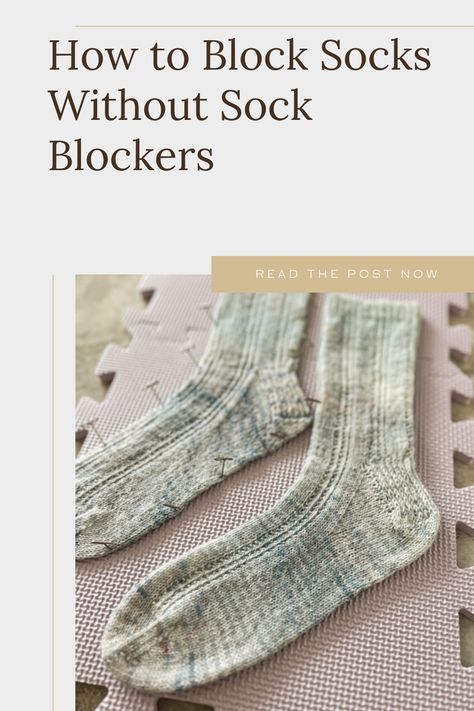 Discover the secret to perfectly shaped and beautifully finished knit socks without the need for expensive sock blockers! Our latest blog post dives into the art of sock blocking, revealing easy and budget-friendly techniques that will elevate your knitting game. Sweater Knitting Designs, Handknit Socks, Knit Stitches For Beginners, Sock Blockers, Creative Knitting, Beginner Knitting Patterns, Knitting Machine Patterns, Knit Stitches, Sock Knitting