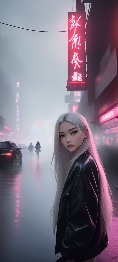 Hanzo Nijijourney Showcase (AI) Mystical Profile Pictures, Futuristic Anime Art, Beautiful Girly Wallpapers, Anime Singer, Interesting Thoughts, Desen Anime, Buku Skrap, Gambar Figur, Girly Art Illustrations