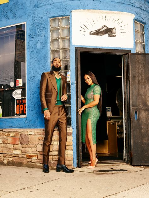 Lauren London Nipsey Hussle, Nipsey Hussle, Lauren London, Couple Style, Black Love Couples, Black Couples Goals, California Love, Family Photo Outfits, Photo Couple