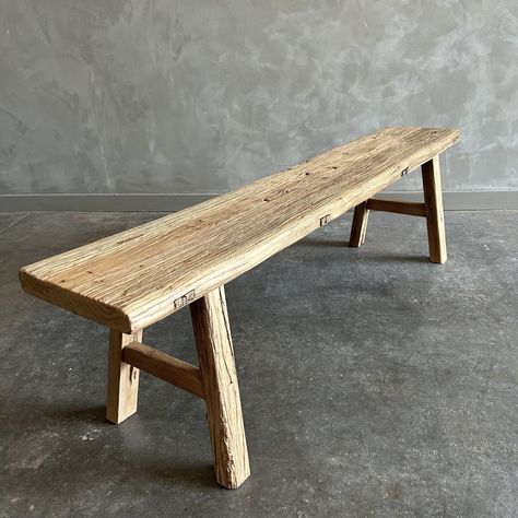 Narrow Bench, Stool Coffee Table, Raw Furniture, 11 Dimensions, Wood Bowl Decor, Wood Benches, Reclaimed Wood Benches, Sofa Stool, Seat Bench