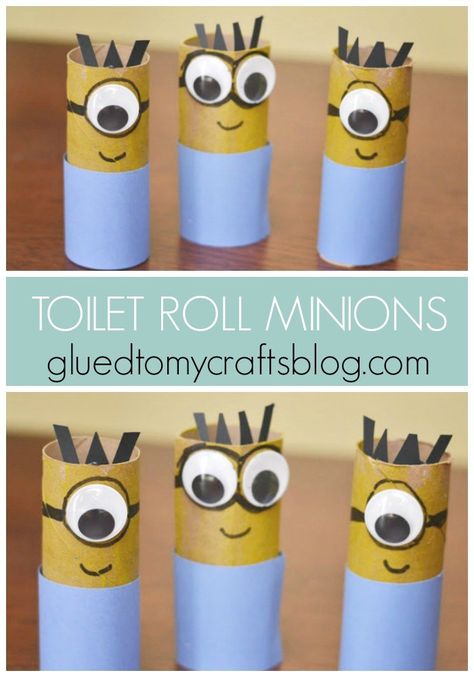 Diy Tokens, Minions Crafts, Despicable Me Crafts, Minion Craft, Minions Kids, Craft Activities For Toddlers, Candy Clipart, Babysitting Crafts, September Crafts