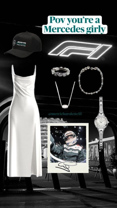 Mercedes Outfit, F1 Outfit, Mercedes F1, Inspired Outfits