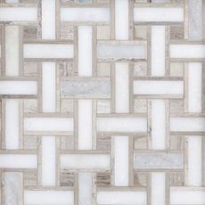 Valentino Basket Weave Polished Marble Mosaic Floor And Decor Bathroom Tile Ideas, Mantle Makeover, Lift Lobby, Decorative Backsplash, Flip Ideas, Absolute Black Granite, Floor And Decor, Alys Beach, Honed Marble