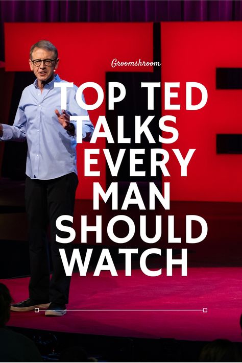 It’s no secret that mainstream sources of information don’t spend a lot of time and effort to teach you something new and present you with some new and interesting ideas and information. If you want to learn something new, you have to search for it. And one of the best places to find fantastic ideas are, most definitely, TED Talks. #man #men #online #ted #talk Must Watch Ted Talks, Top Ted Talks, Mental Health Men, Inspirational Ted Talks, Best Ted Talks, Confidence Man, Ted Talk, Studying Math, Learn Something New