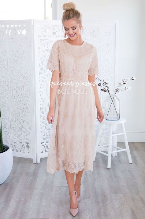 Mormon Dress, Modest Boutique, Neesees Dresses, Dresses For Juniors, Church Weddings, Bridesmaid Dresses With Sleeves, Modest Tops, Dresses Ladies, Mother Wedding Dress