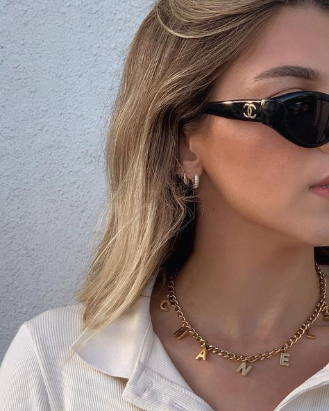 Nitsan Raiter on Instagram: “double vision” Chanel Glasses, Pinterest Life, Sunglasses Outfit, نظارات شمسية, Stylish Glasses, Trendy Sunglasses, Chanel Sunglasses, Chanel Vintage, Beige Aesthetic