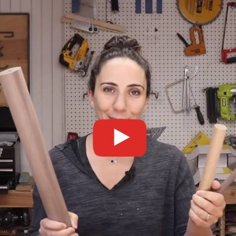 Need large dowels? Don't have a #lathe? Tamar Hannah's latest from 3x3 Custom #video is perfect for you! #woodcraft #woodworking #woodturning #turning #dowels #joinery #diy #maker #makersgonnamake #helpingyoumakewoodwork #furniture #furnituremaking https://youtu.be/6tyygJh8c8s Dowel Maker Jig, Best Wood Lathe, Dowel Joinery, Woodturning Videos, Diy Lathe, Woodworking Jig, Woodworking Joinery, Diy Furniture Easy, Wood Lathe