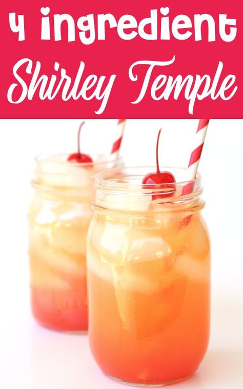 Shirley Temple Drink for Kids Shirley Temple Drink For Kids, Fun Kids Drinks, Shirley Temple Recipe, Kid Drinks Recipes, Shirley Temple Drink, Easy Drinks To Make, Fun Drink Recipe, Kid Friendly Drinks, Quick Drinks