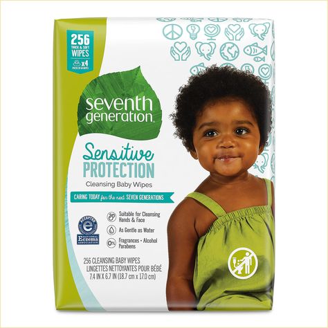 Seventh Generation Baby Wipes, Free & Clear Unscented and Sensitive, Gentle as Water, Refill with Tape Seal, (Packaging May V Water Wipes, Baby Registry Items, Wipe Warmer, Seventh Generation, Wipes Dispenser, Baby Bottoms, Baby Skin Care, Baby Wipes, Baby Skin