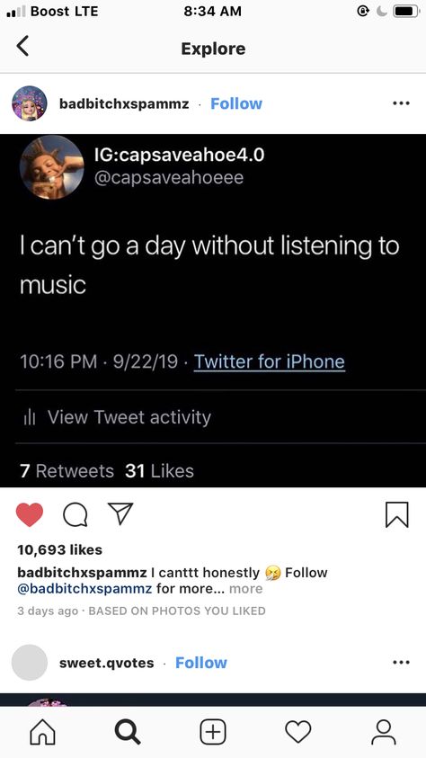 music is my getaway from everything ☹️ Music Tweets, Bird App, Quotes About Everything, Talk Quotes, Sassy Quotes, Real Talk Quotes, Fb Memes, People Quotes, Music Is