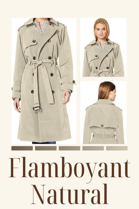 London Fog Women's 3/4 Length Double-Breasted Trench Coat with Belt perfect for a kibbe body type flamboyant natural outfit Double Breasted Trench Coat, London Fog, Natural Women, Body Types, Double Breasted, Trench Coat, London, Clothes