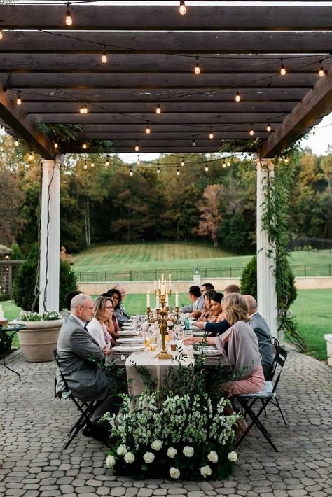 Private Chef Wedding, Microwedding Reception Ideas, Micro Reception Ideas, Unique Micro Wedding Ideas, Garden Micro Wedding, Micro Wedding Reception Ideas, Luxury Micro Wedding, House Wedding Ideas Small Indoor, Private Wedding Ideas