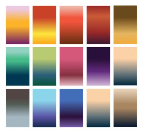 Gradient Color Palette, Gradient Image, Sketching Inspiration, Gradient Color Design, Zen Doodles, Military Color, Color Gradients, Colour Pallets, Doodles Art