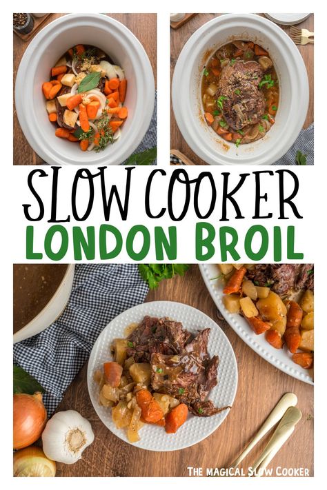 Slow Cooker London Broil Recipes For London Broil Crock Pots, Recipe For London Broil In Crock Pot, How To Cook London Broil In Crock Pot, London Broil Crock Pot Recipe, Crock Pot London Broil, Slow Cooker London Broil, Crockpot London Broil, London Broil Recipe, Pot Roasts