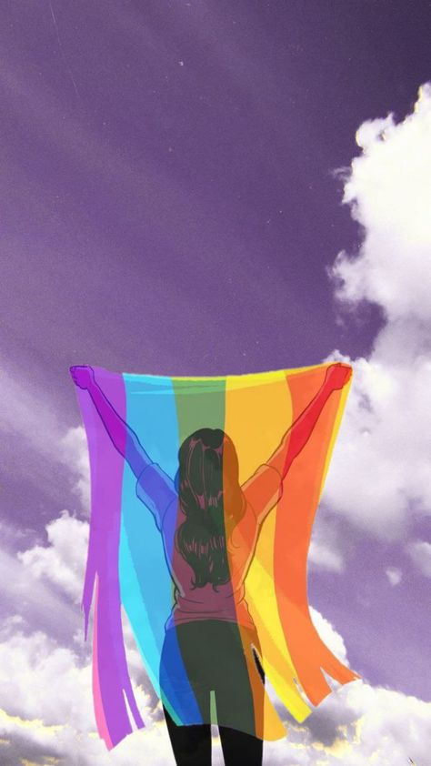 Ukraine People, Gay Aesthetic, Lgbt Love, Lgbt Art, Queer Art, Happy Pride, Rainbow Wallpaper, Wallpaper Iphone Disney, Rainbow Flag