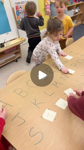 Morrow Memorial Preschool on Instagram: "Alphabet hunt fun! #learningthroughplay #preschoollearning #morrowpreschool #maplewoodnj  #maplewoodvillagenj #maplewoodmoms #millburnmoms #westorangemoms #springfieldnjmoms" Small Group For Preschool, K Letter Activities For Preschoolers, Letter Hunt Preschool, Language Activity For Preschool, Small Group Preschool Activities, Letter K Preschool Activities, How To Teach Letter Recognition, Small Group Activities Kindergarten, Provocations Preschool