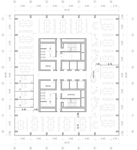 bjarke ingels group BIG metz mixed use tower frankfurt germany designboom Restroom Architecture, Office Building Plans, Office Layout Plan, Open Concept Office, Office Floor Plan, Bjarke Ingels Group, Commercial And Office Architecture, Office Plan, Hotel Plan