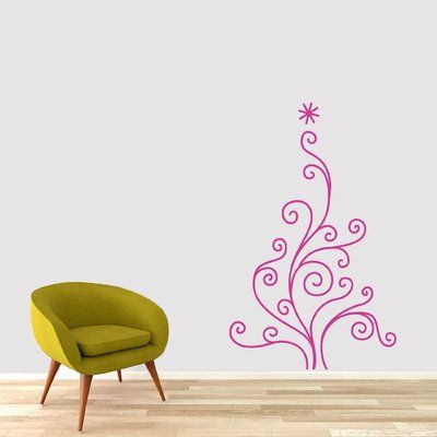 Christmas Tree Wall Decal, Christmas Tree Wall, Home Stuck, Flower Wall Decals, Name Wall Decals, Fall Mantel Decorations, Nantucket Style Decor, Tree Wall Decal, Mantel Decorations