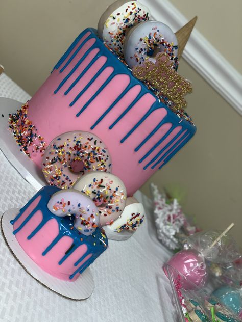 DONUT GROW UP! Baby first birthday with smash cake! HollyCakesLLC Donut Grow Up Smash Cake, Baby First Birthday, Smash Cake, Cake Smash, First Birthday, 6 Months, Donuts, First Birthdays, Growing Up