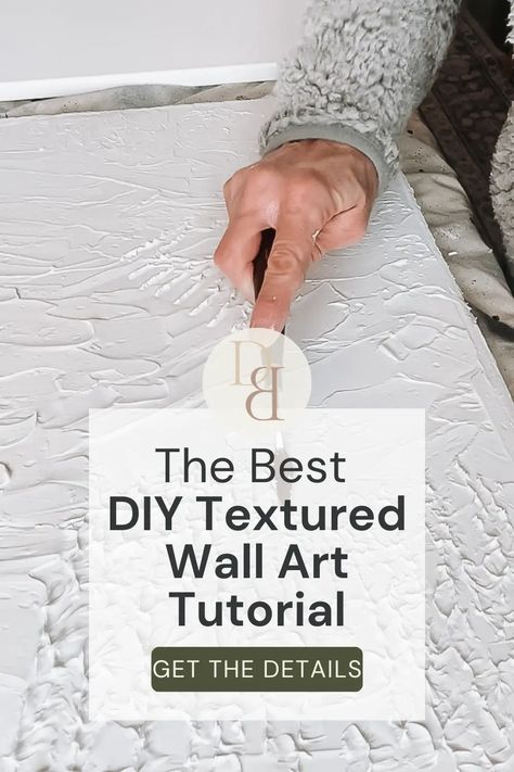 Hand Made Wall Art, Painting With Sand Texture, Plaster Of Paris Wall Art, Textured Wall Art Diy, Diy Textured Wall, Diy Textured Wall Art, Texture Painting Techniques, Wall Art Tutorial, Wall Art Diy