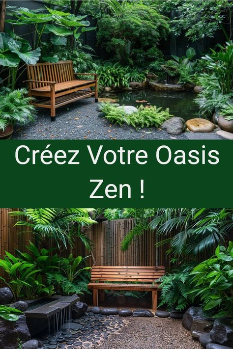 Prêt à transformer un coin de votre jardin en un sanctuaire de paix ? 🌿 Lisez la suite pour découvrir comment créer votre propre espace zen étape par étape, adapté aussi bien aux vastes pelouses qu'aux petits balcons. Oasis, Zen, Coin, Funny, Plants