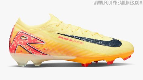 Nike Mercurial Mbappe 24-25 Signature Boots Released - Footy Headlines Mbappe Boots, Real Madrid Home Kit, Real Madrid Players, Yellow Nikes, Yellow Boots, Nike Mercurial, Football Shoes, Football Kits, Chelsea Fc