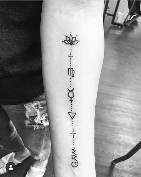 85+ Virgo Tattoo DesignsAnd Ideas For Women (WithMeanings) Virgo Goddess Tattoo, Virgo Sign Tattoo, Tato Lengan Bawah, Tato Geometris, Simbolos Tattoo, Tato Tradisional, Virgo Tattoo Designs, Virgo Goddess, Tato Dengan Makna