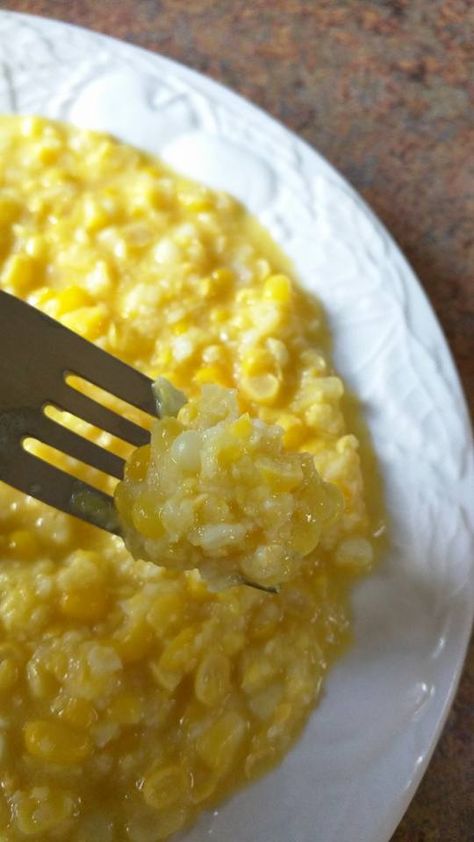 Southern Recipes From The Deep South, Cream Corn Recipe, Appalachian Cooking, Cooked Corn, Appalachian Recipes, Kentucky Food, Corn Recipes Side Dishes, Corn Side Dish, Creamed Corn Recipes