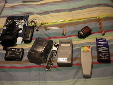 Ghost hunting equipment Ghost Equipment, Cryptidcore Aesthetic, Paranormal Aesthetic, Small Town Mystery, Paranormal Equipment, Ghost Hunting Equipment, Hunter Outfit, Lockwood And Co, Ghost Busters