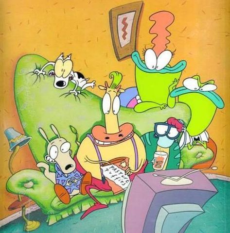 Nickelodeon Cartoon Characters, 90s Kids Cartoons, Rockos Modern Life, Rocko’s Modern Life, Nacho Libre, Circus Characters, Rocko's Modern Life, Rocket Power, Nickelodeon 90s