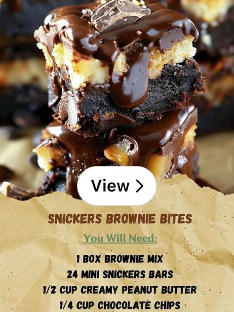 Lemon8 · Snickers Brownie Bites · @JadeCalistaLee Snicker Brownie Bites, Snickers Brownie Bites, Snicker Brownies, Brownie Bites Recipe, Brownie Bites, Brownie Mix, Brownie Bar, Desserts To Make, Cookie Bars