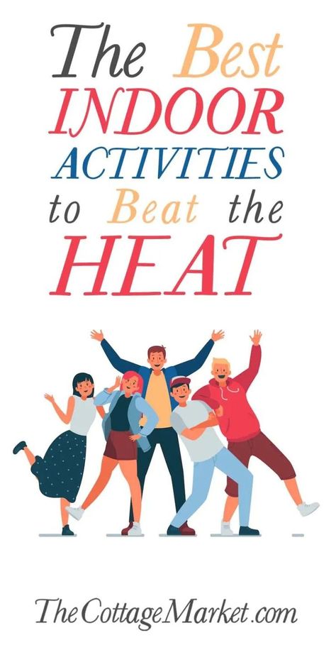 We still have another month of Summer and the weather has been hot hot hot. So here are The Best Indor Activities to Beat the Heat! Sometimes summer weather gets too hot to go outside. You don’t need to risk your health or get sunburnt to have fun during the day. Try some of these indoor activities to beat the heat, make memories and pass the time. You’ll have plenty of fun and defeat boredom in between the cool morning and evening hours. Indoor Things To Do, Life Hacks Food, Heat Game, Cool Morning, Farmhouse Home Decor Ideas, Kid Games, Cottage Market, Outside Activities, Pet Tips