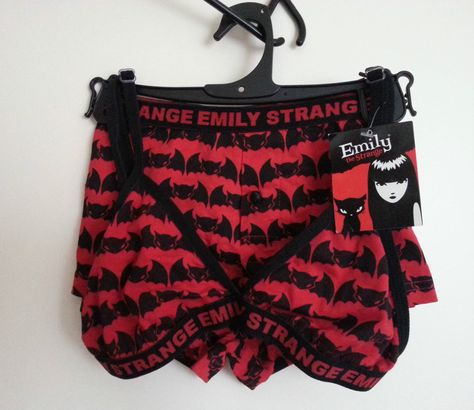 Emily the Strange underwear fromEbay Emily The Strange Clothes, Goth Pjs, Only For Girls, Emily Strange, Trashy Outfits, 2000s Outfit, Outfits 2000s, Emily The Strange, Fashion Kawaii