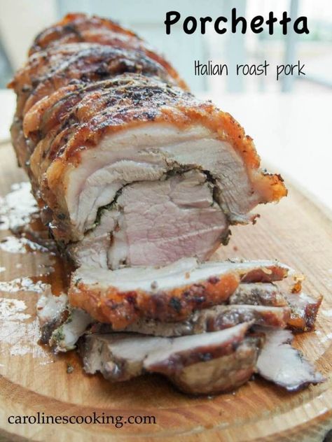 Porchetta Italian Roast, Traditional Italian Dishes, Pork Dinner, Roast Pork, Best Italian Recipes, Italian Dinner, Frozen Chicken, Italian Cooking, Pork Dishes